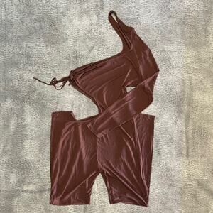 Long Sleeve Off the Shoulder Pants Bodysuit